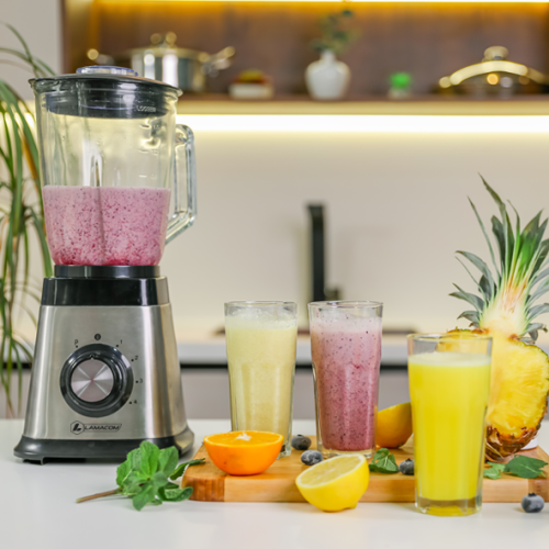 Blender électrique en verre 1000W
